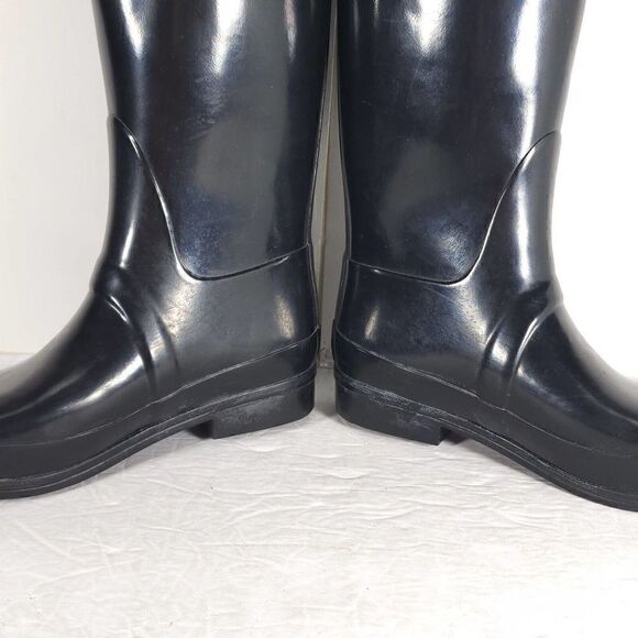 Hunter Women's Rigley US 7 EU 38 Quilted Glossy Tall Rubber Rain Boots - Picture 7 of 15